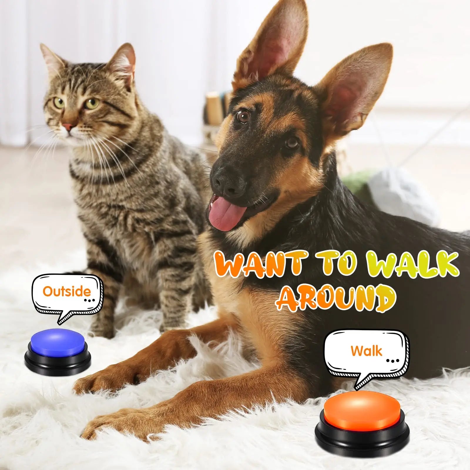 Interactive Pet Voice Button